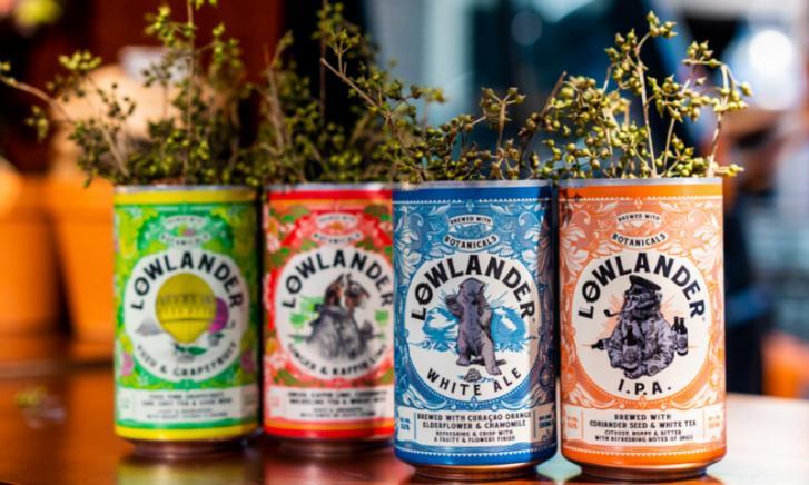 Lowlander bier in blik